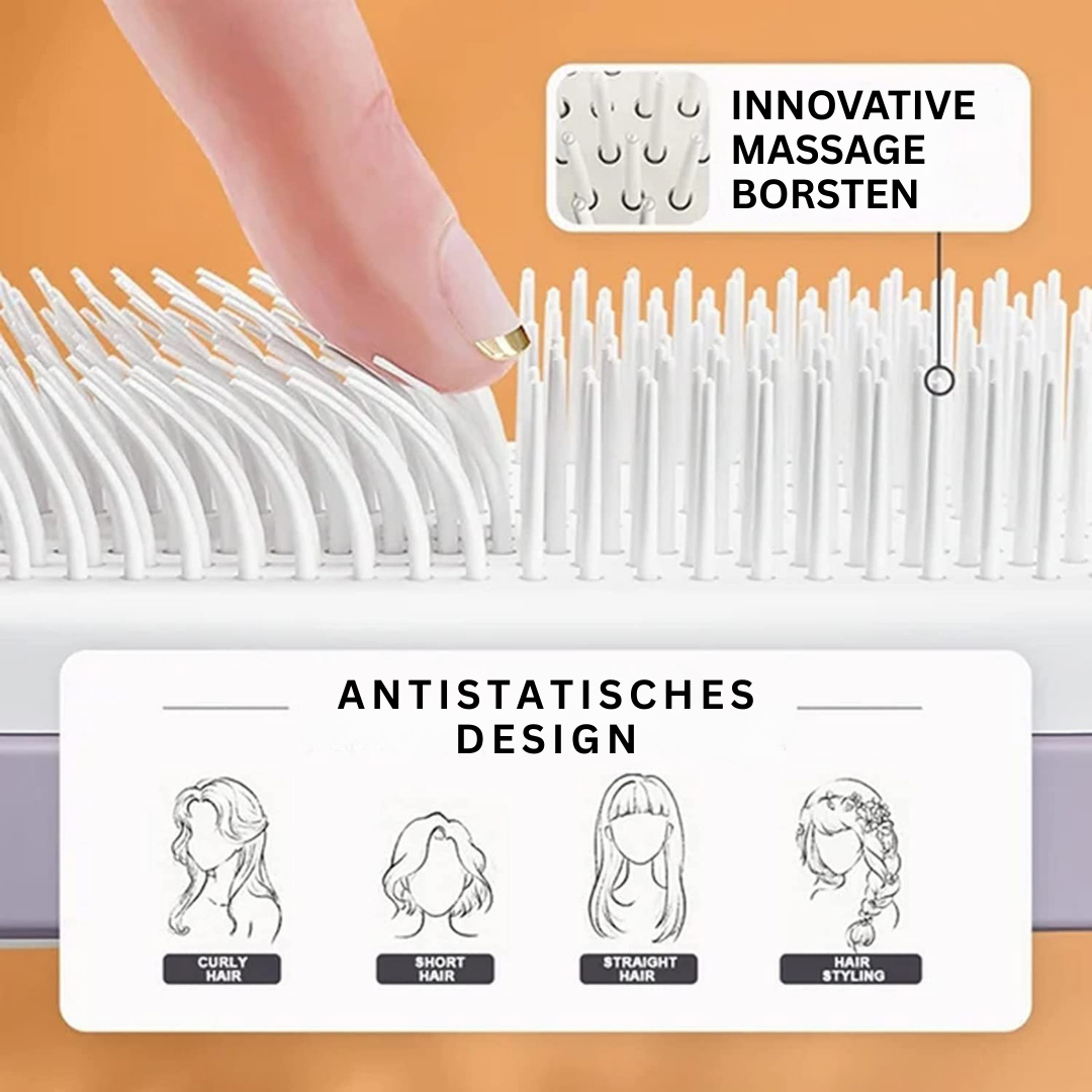 Selbstreinigende Haarbürste EasyTwist™ Das Original