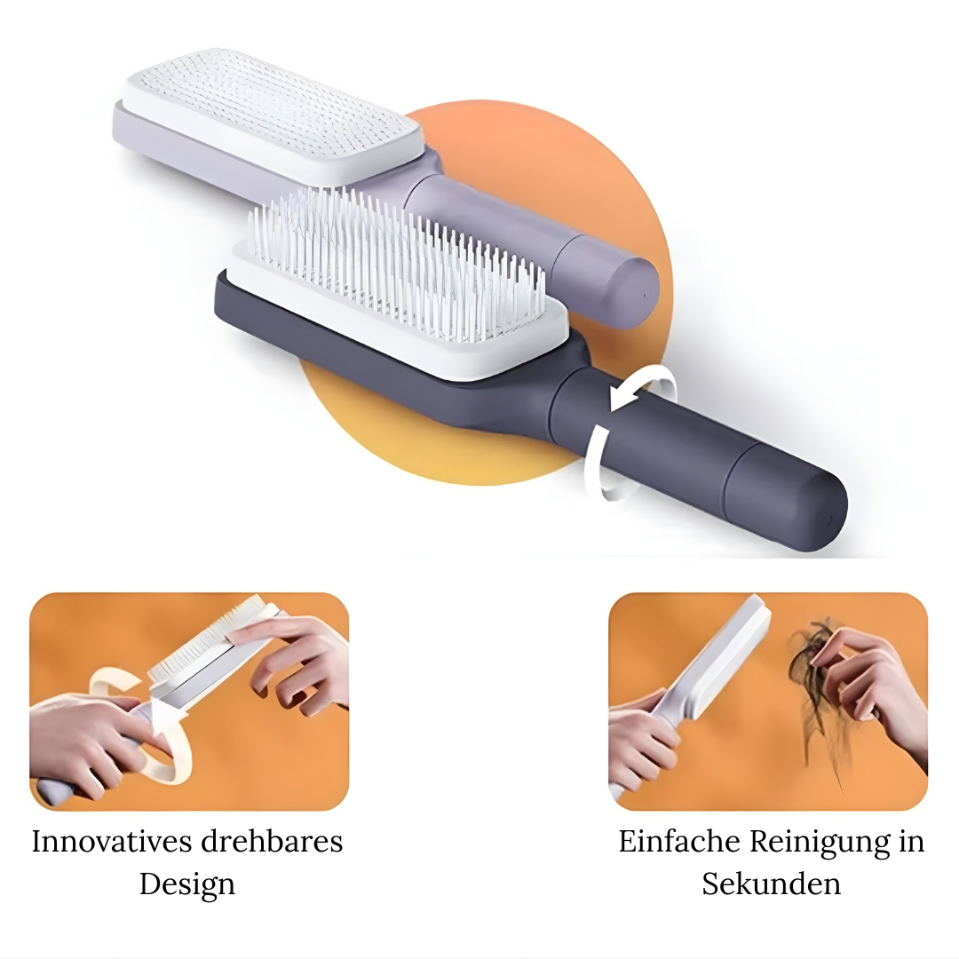 Selbstreinigende Haarbürste EasyTwist™ Das Original