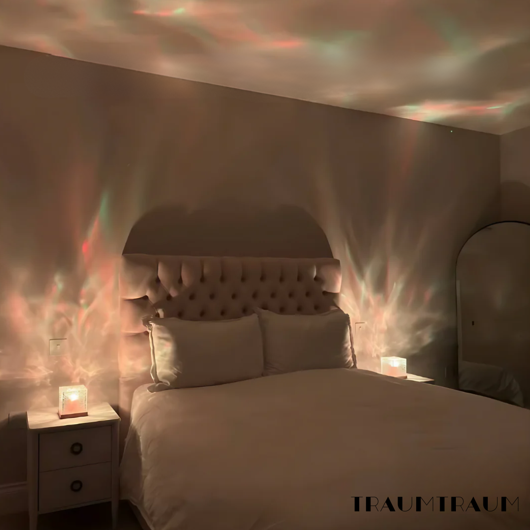 Rotierende Kristall Nordlicht Lampe - Traumraum