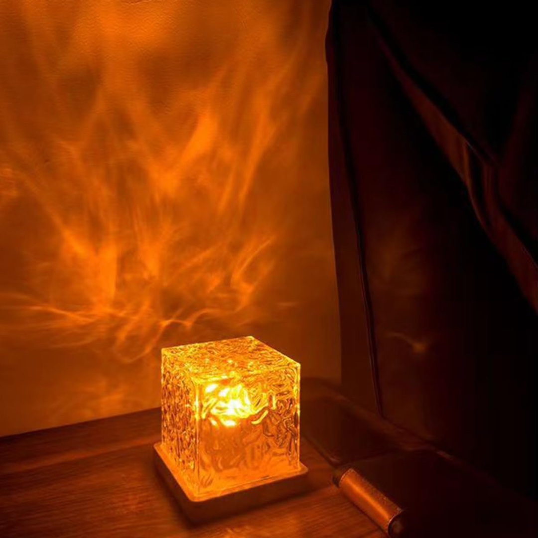 Rotierende Kristall Nordlicht Lampe - Traumraum