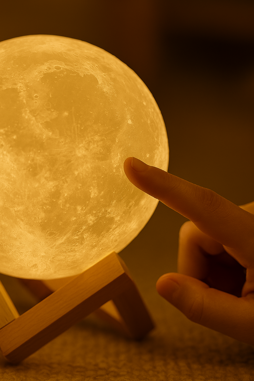 Wunderschöne Mond Lampe mit 16 Farben