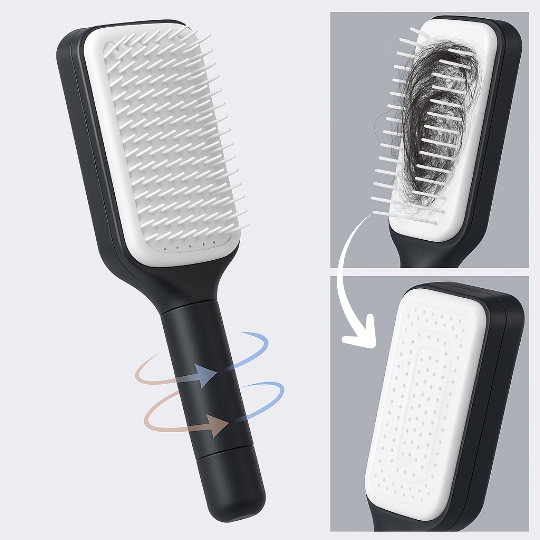 Selbstreinigende Haarbürste EasyTwist™ Das Original